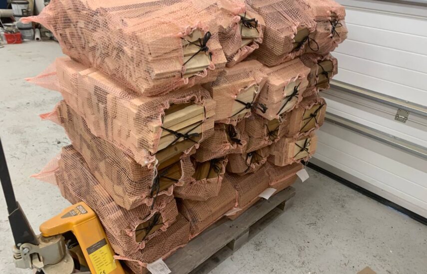 Ved i 60 Liters Sekker